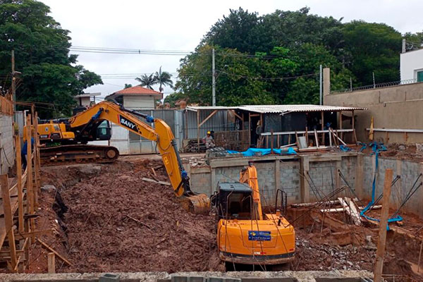 Serviços de terraplanagem